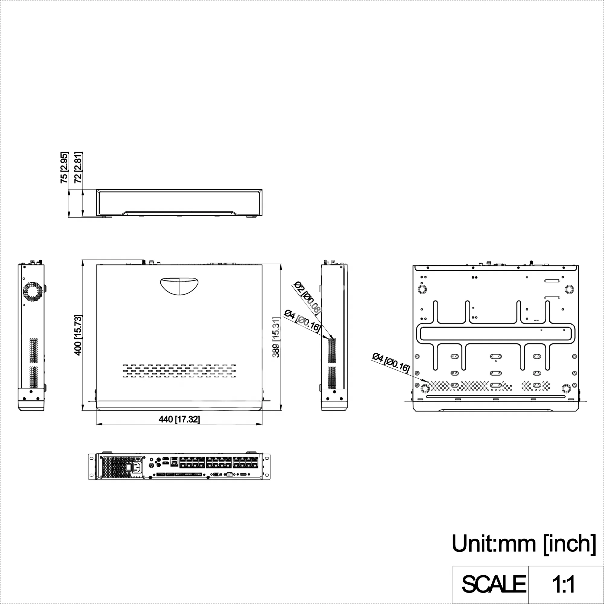 HikVision DS-7732NI-I4/24P видеорегистратор IP